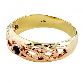 9ct gold Clogau Band Ring Ring size T
